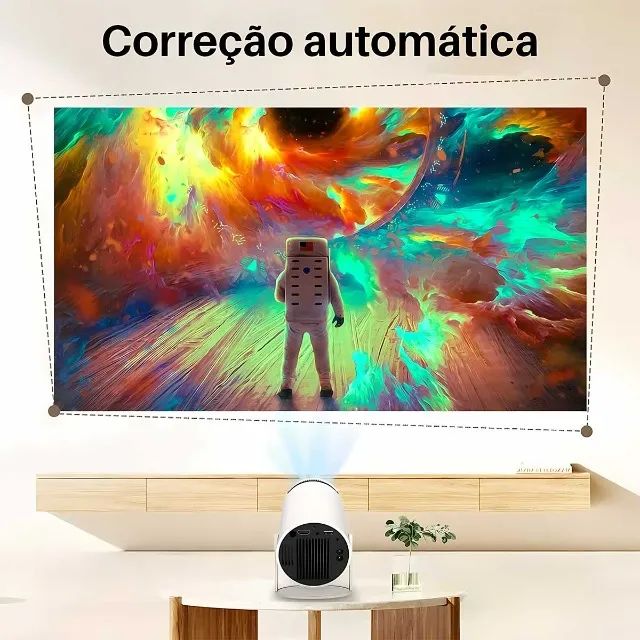 Projetor Magcubic HY300 PRO 4K Android 11 Dual Wifi6 260 ANSI Allwinner H713 BT5.0 1080P 1280*720P Projetor de Cinema em Casa ao Ar Livre